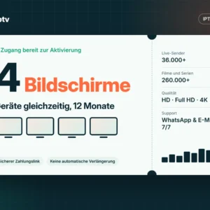 IPTV Multiscreen 12 Monate – 4 Geräte – Grafik zum Net-IPTV-Paket